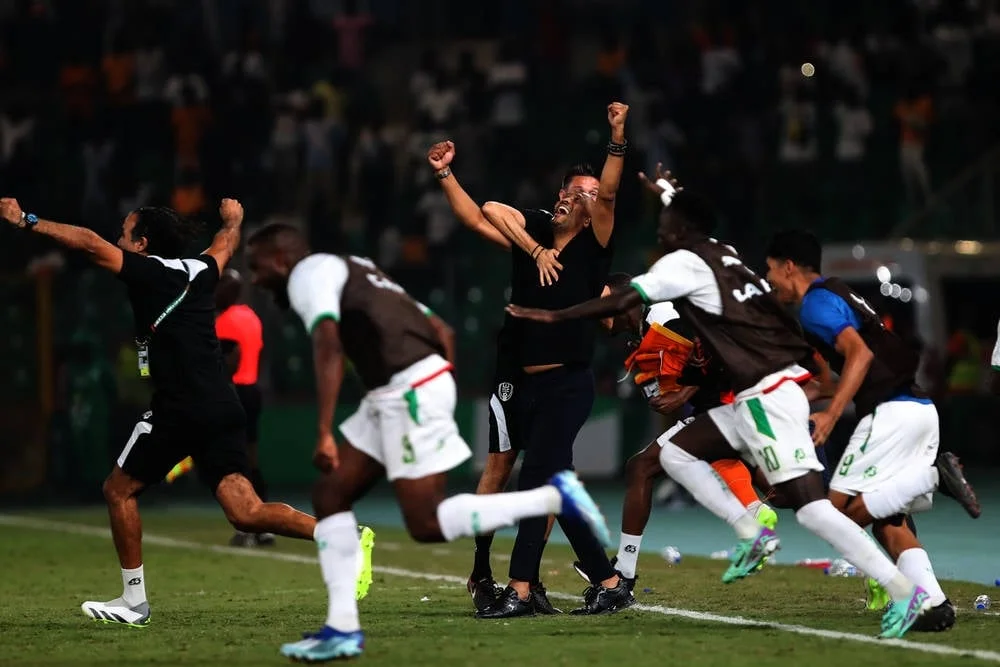La Mauritanie (sur la photo) et la Namibie se sont qualifiées au deuxième tour de la CAN, pour la première fois de leur histoire.
