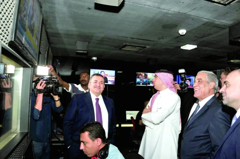 وزير الثقافة والإعلام يزور مدينة الإنتاج الإعلامي في القاهرة