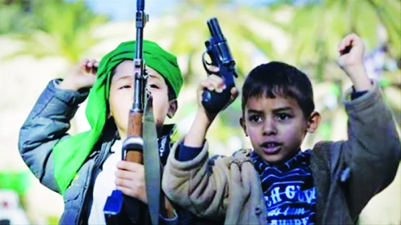 «سلام بلا حدود الدولية»: أنقذوا أطفال اليمن من التجنيد الحوثي الاجرامي