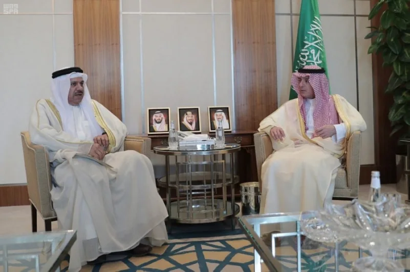 وزير الخارجية يستقبل الأمين العام لمجلس التعاون لدول الخليج العربية