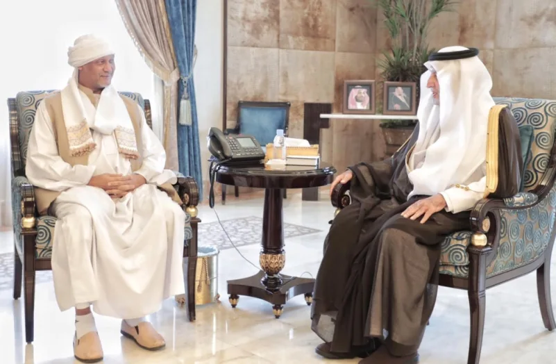 أمير مكة يستقبل سفير السودان وقائد المنطقة الغربية