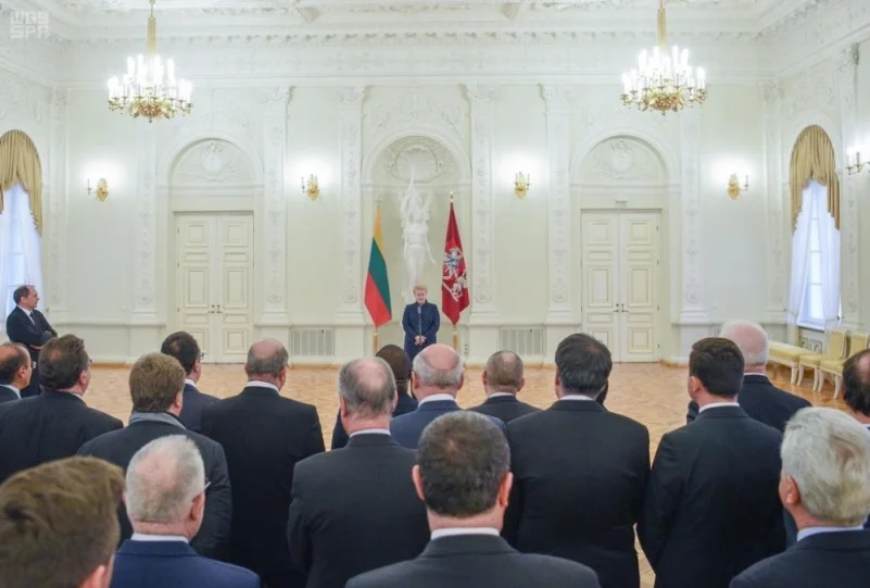 رئيسة ليتوانيا تقيم حفل استقبال بحضور سفير المملكة