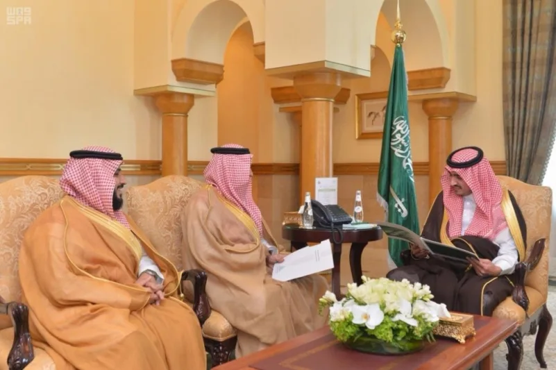 نائب أمير مكة يستقبل مدير فروع وزارة الإسكان