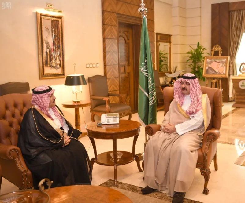 محافظ جدة يستقبل مدير فرع وزارة البيئة والمياه والزراعة بمنطقة مكة