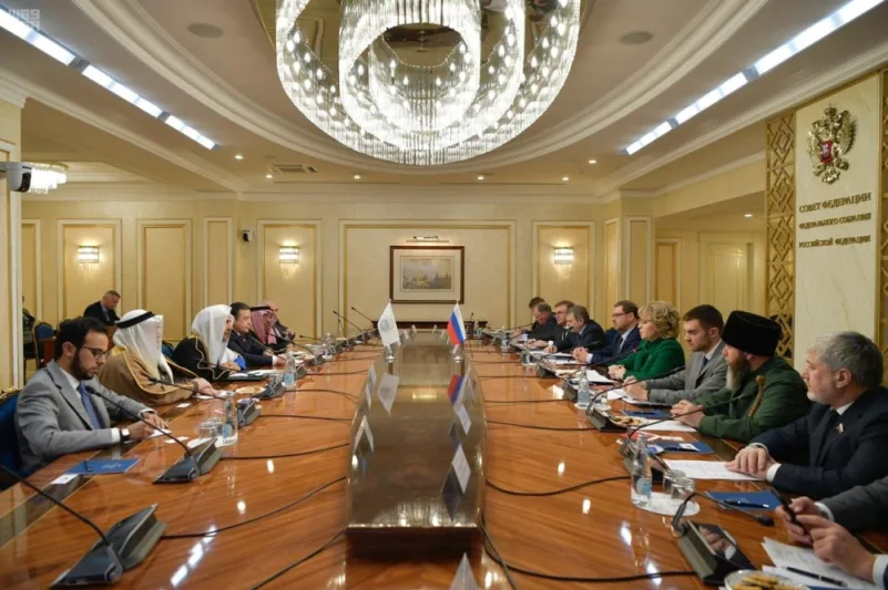 رئيسة مجلس الشيوخ الروسي تستقبل أمين الرابطة الإسلامية