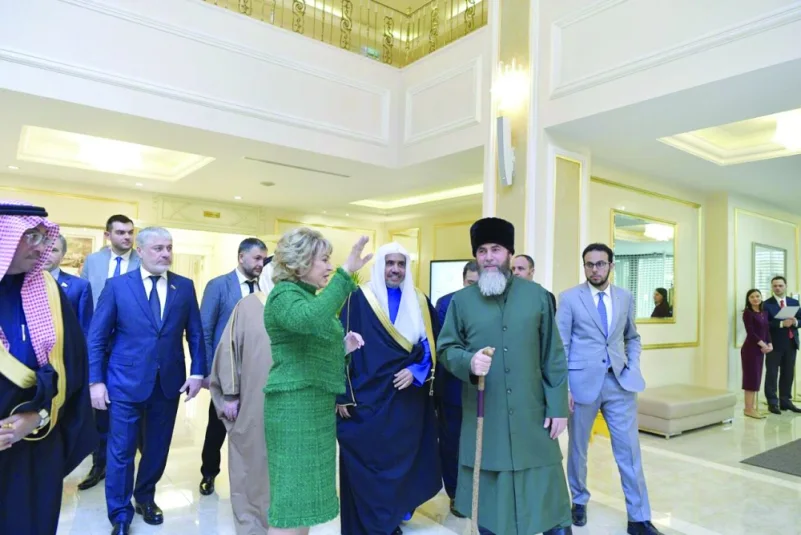 رئيسة مجلس الشيوخ الروسي: مؤتمر رابطة العالم الإسلامي بروسيا تاريخي