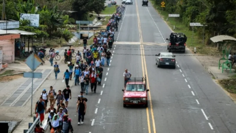 اعتقال 500 مهاجر إلى أميركا على حدود المكسيك