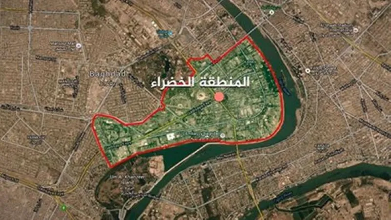 سقوط صاروخ كاتيوشا في المنطقة الخضراء ببغداد