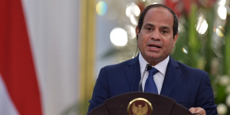 الرئيس المصري يؤكد أهمية التعاون العسكري مع أمريكا لمواجهة التحديات الراهنة في المنطقة
