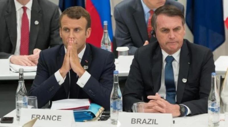 الحرب بين رئيس البرازيل والرئيس الفرنسي تستمر