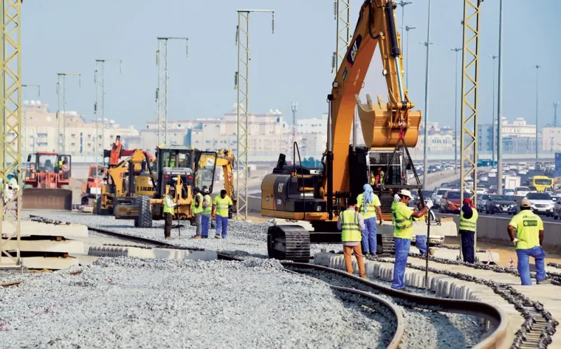 بدء مد القضبان الحديدية لـ«قطار الحرمين» في جدة