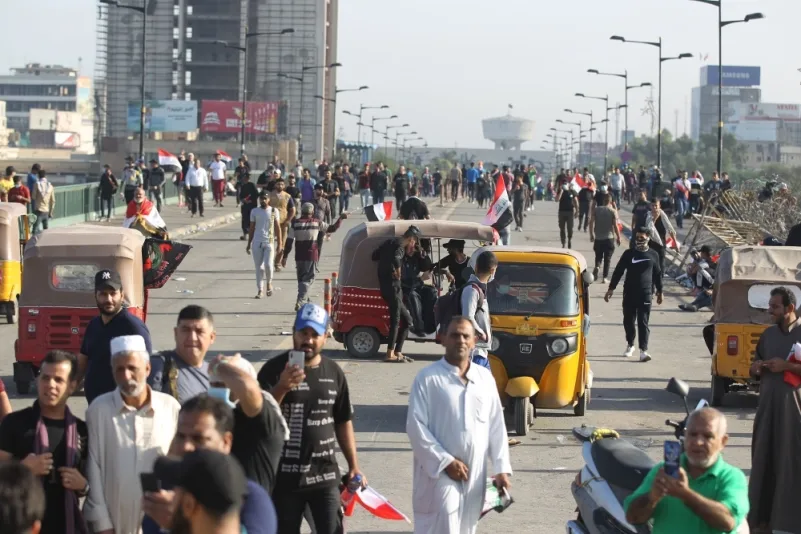 قتيلان وعشرات المصابين في احتجاجات بغداد