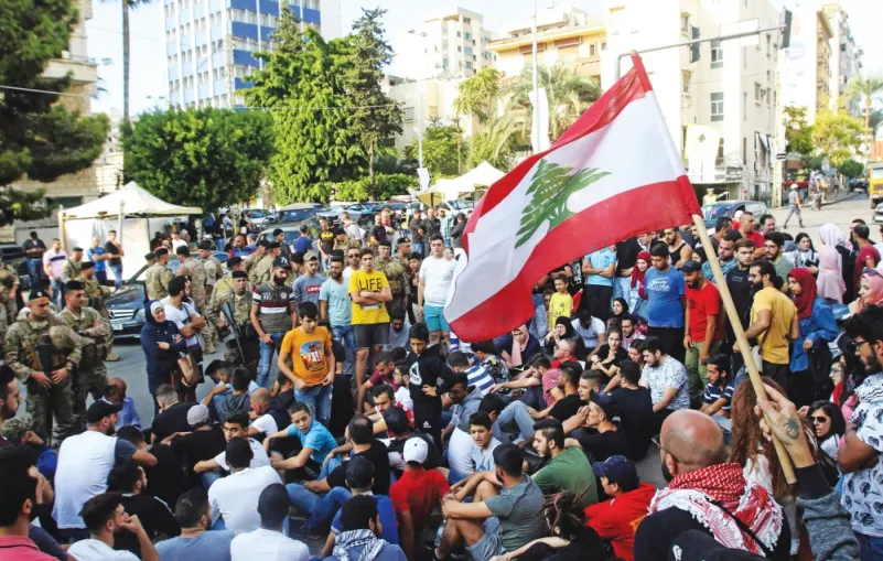 "أحد الضغط" بلبنان.. تظاهرات من طرابلس إلى بيروت