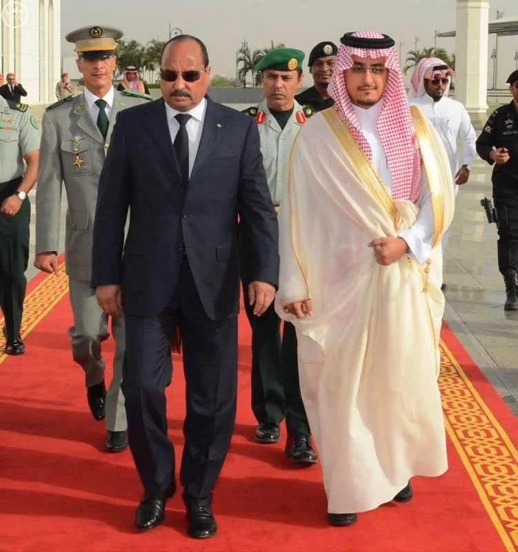 الرئيس الموريتاني يغادر جدة