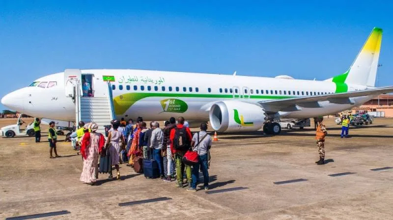 موريتانيا توقف الرحلات الجوية