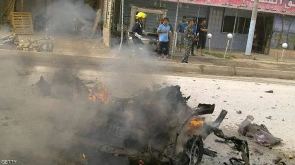 بغداد : إصابتان بعد تفجير استهدف مركبة متعاونة مع التحالف