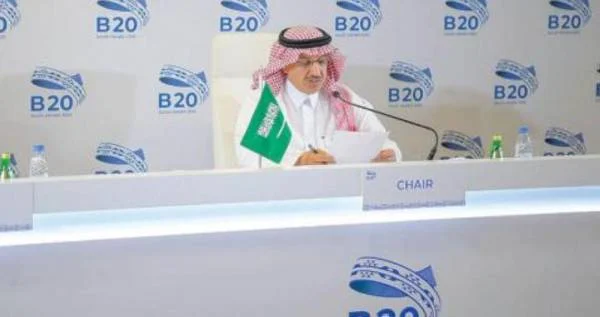 "الأعمال السعودية" تستعد لقمة B20 باستعراض منجزاتها في أول رئاسة لها