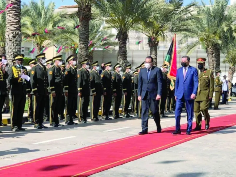 رئيس وزراء مصر: ندعم بشدة جهود المصالحة الليبية
