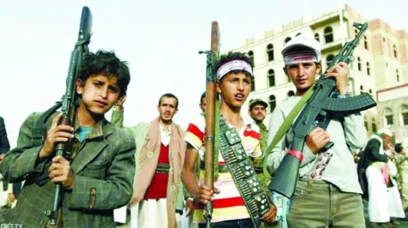 مقتل 1400 طفل في جبهات الحوثي خلال عام