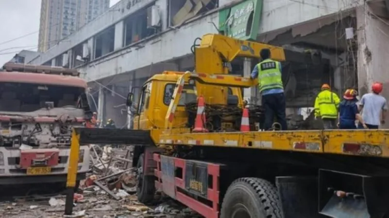 الصين : 12 قتيلاً في انفجار أنبوب للغاز