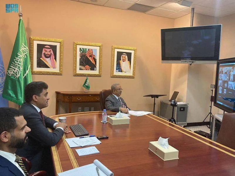 المعلمي يرأس الاجتماع الافتراضي للمجموعة العربية لدى الأمم المتحدة