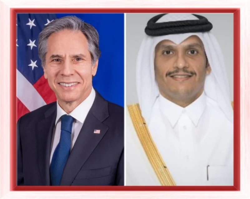 وزيرا خارجية قطر وأمريكيا يستعرضان تطورات الوضع الأفغاني