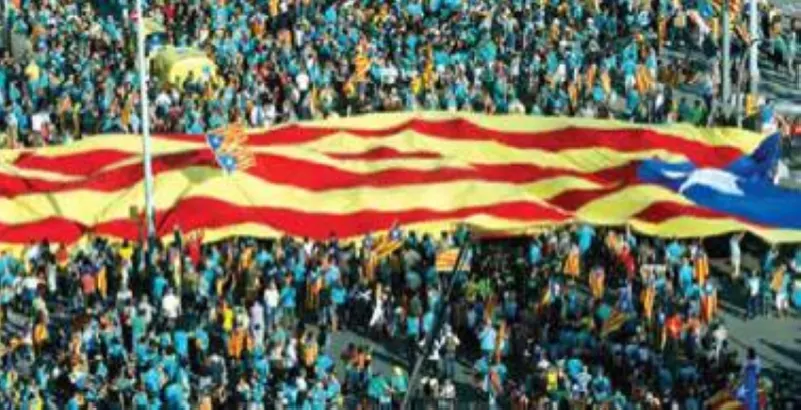 أنصار انفصال كاتالونيا يتظاهرون استباقا للحوار مع مدريد