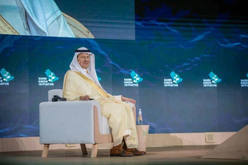 عبدالعزيز بن سلمان: قد نصل إلى هدف صفر انبعاثات كربونية قبل 2060