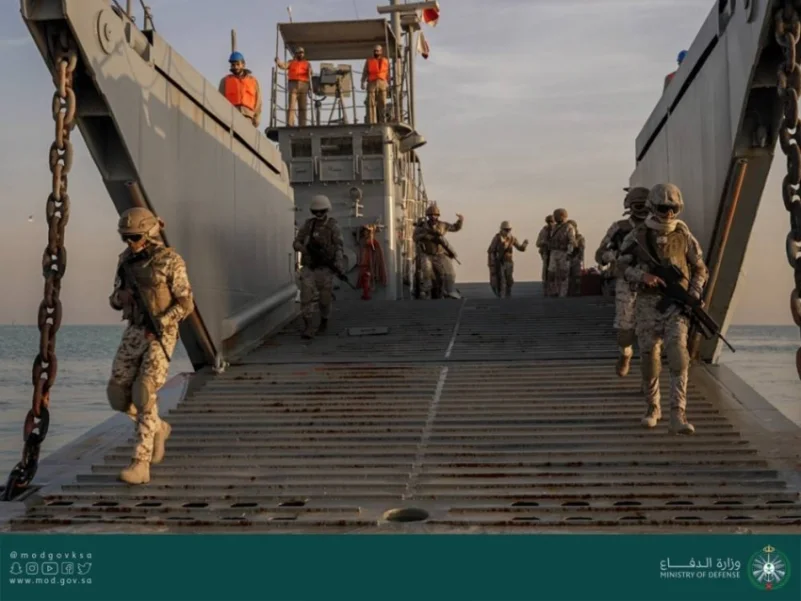 اختتام مناورات التمرين البحري "جسر 22" بين القوات السعودية والبحرينية