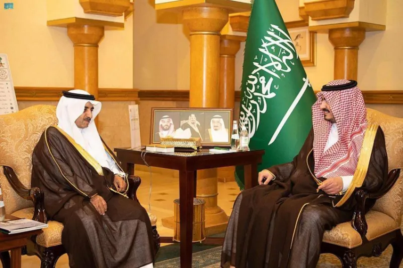 نائب أمير منطقة مكة يستقبل رئيس جامعة أم القرى
