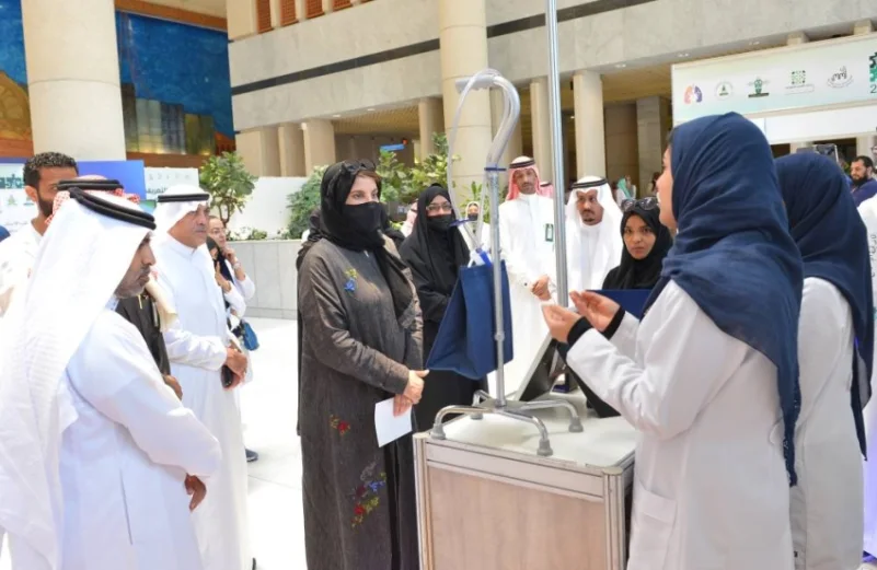رئيسة جامعة الملك عبدالعزيز تفتتح ملتقى التخصصات الصحية