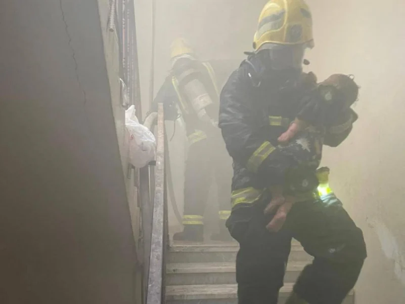 "الدفاع المدني": مصرع 3 أشخاص وإصابة 4 إثر حريق منزل بحقل