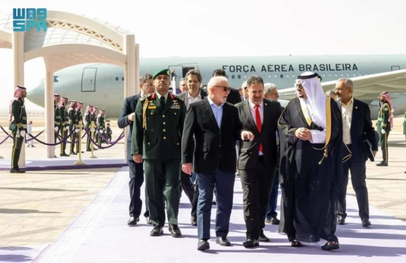رئيس جمهورية البرازيل الاتحادية يصل الرياض