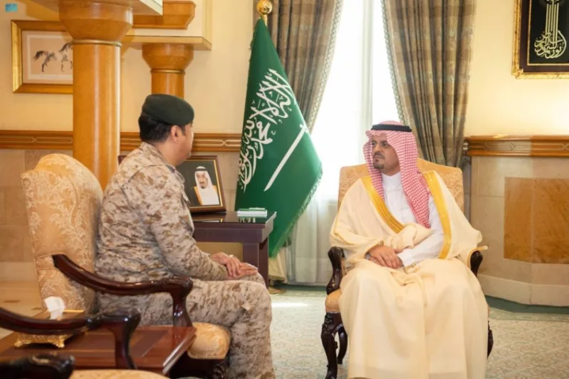نائب أمير مكة يستقبل قائد المنطقة الغربية