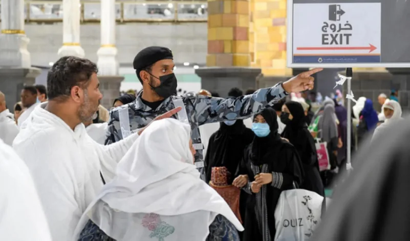 منظومة خدمية متكاملة لاستقبال قاصدي المسجد الحرام لأداء صلاة الجمعة