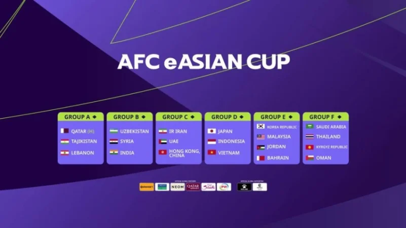 انطلاق النسخة الأولى من كأس آسيا الإلكترونية في الدوحة بمشاركة 20 منتخباً