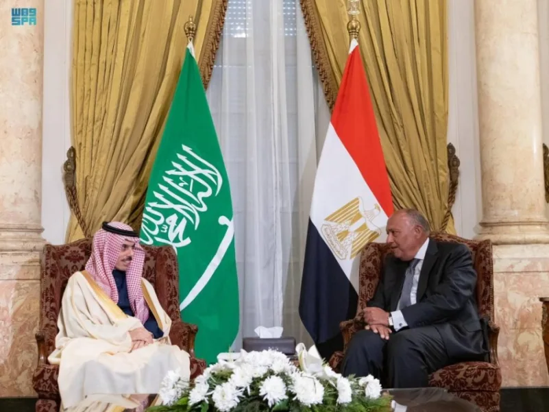 وزير الخارجية ونظيره المصري يعقدان اجتماع لجنة المتابعة والتشاور السياسي