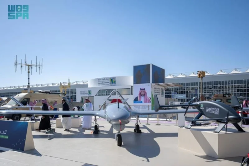 مركز الأمير سلطان للدراسات يعرض طائرات بدون طيار بمعرض الدفاع العالمي