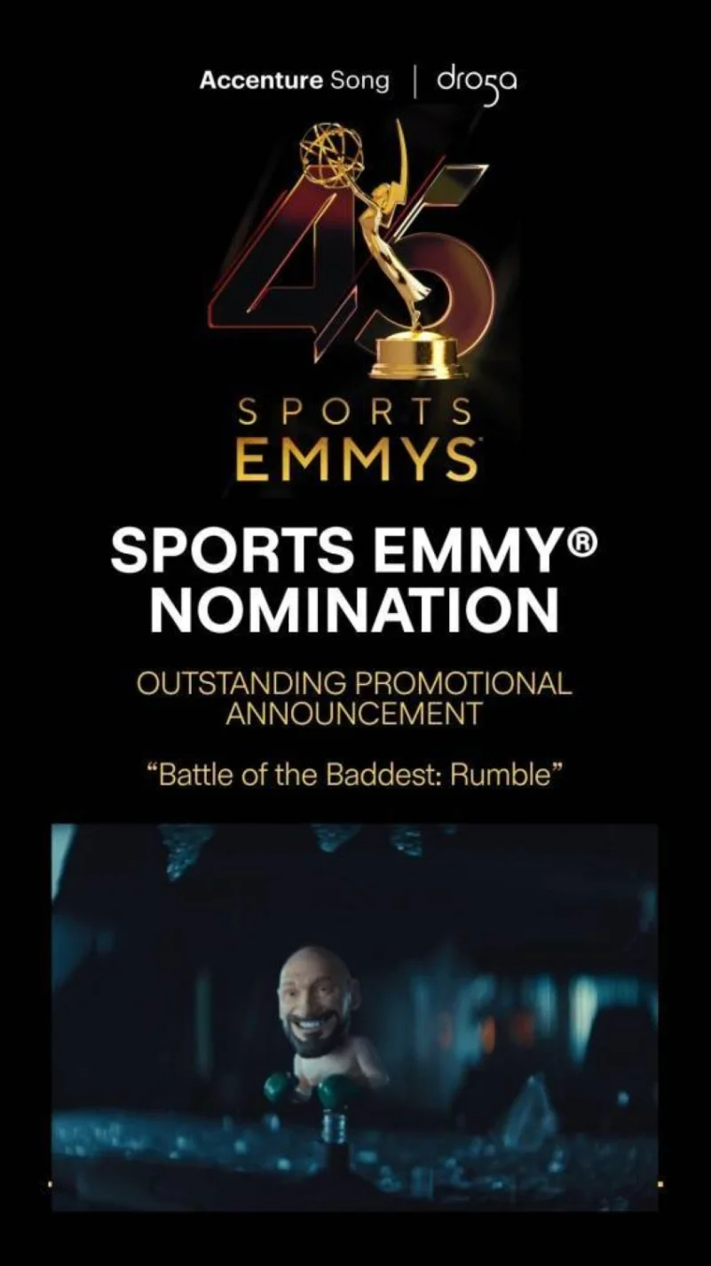 "أشرس رجل على وجه الأرض" على قائمة الترشيحات لجوائز " Sports Emmy Awards"