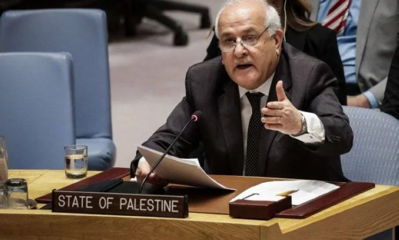 رياض منصور: تقرير المصير الفلسطيني والدولة الفلسطينية لا يخضعان لإسرائيل