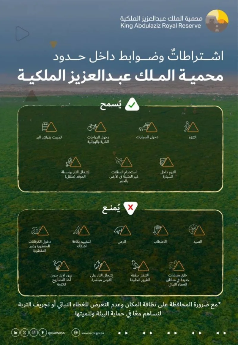 بدء استقبال طلبات إصدار تصاريح المناحل في محمية الملك عبدالعزيز الملكية