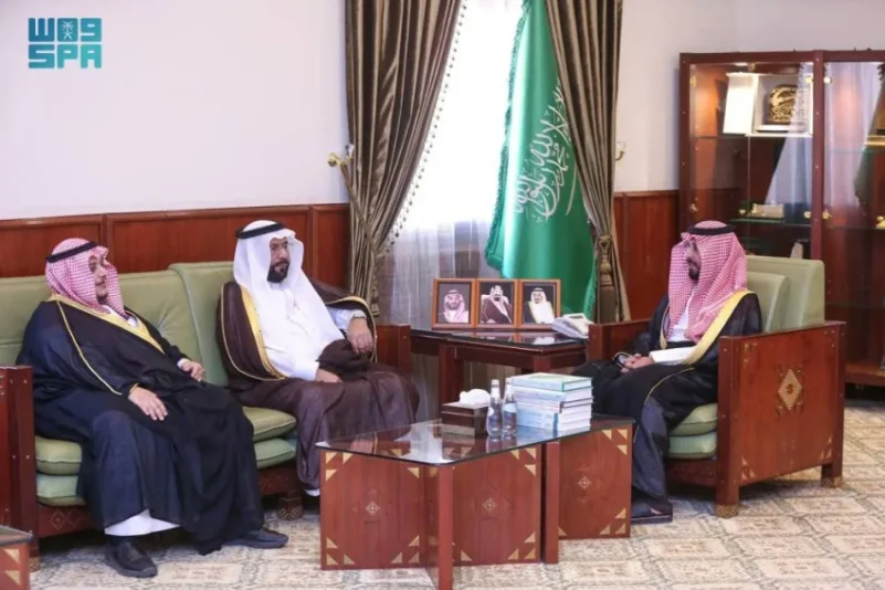 محافظ الخرج يستقبل رئيس الجمعية التاريخية السعودية