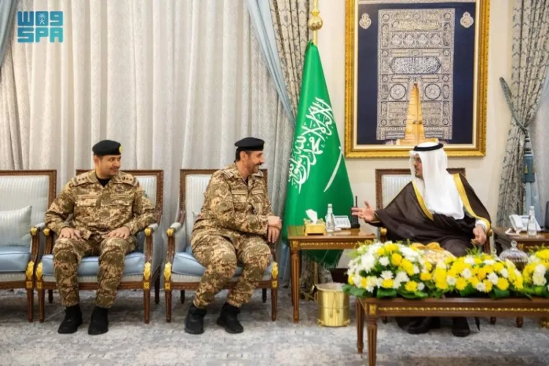 الأمير سعود بن مشعل يستقبل مدير عام المجاهدين