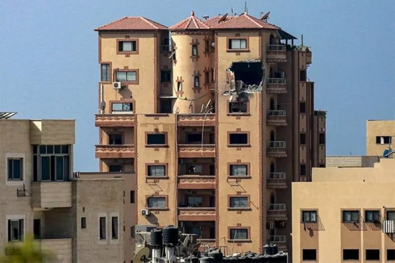 نيران دبابة إسرائيلية أصابت مكتب فرانس برس في غزة