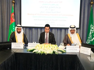 الرئيس التركمانستاني يدعو رجال الأعمال السعوديين للاستثمار في بلاده