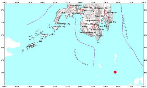 4.5-magnitude na lindol, yumanig sa Davao Occidental