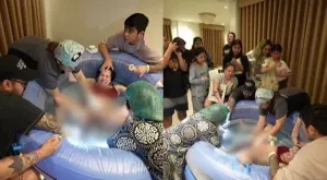 'Water birth' ni Papi Galang habang pinapanood ng Toro Family, umani ng reaksiyon