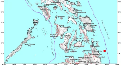 Surigao del Sur, niyanig ng magnitude 4.3 na lindol