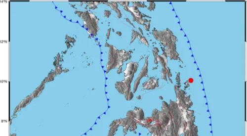 4.7-magnitude na lindol, yumanig sa Surigao del Norte