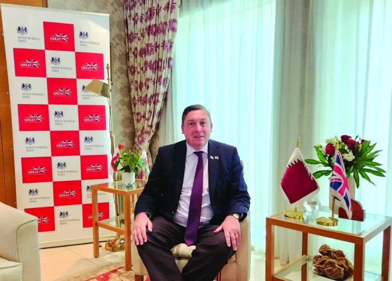Wilkes: The UK is enthusiastic for the tournament and wishes Qatar success in organising the World Cup.